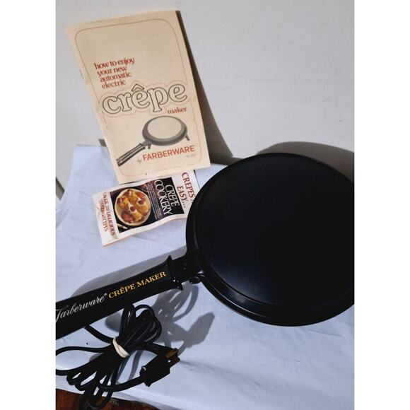 Vintage Farberware Automatic Electric Crepe Maker "BATTERS UP" No. 263 No Box - Picture 1 of 5
